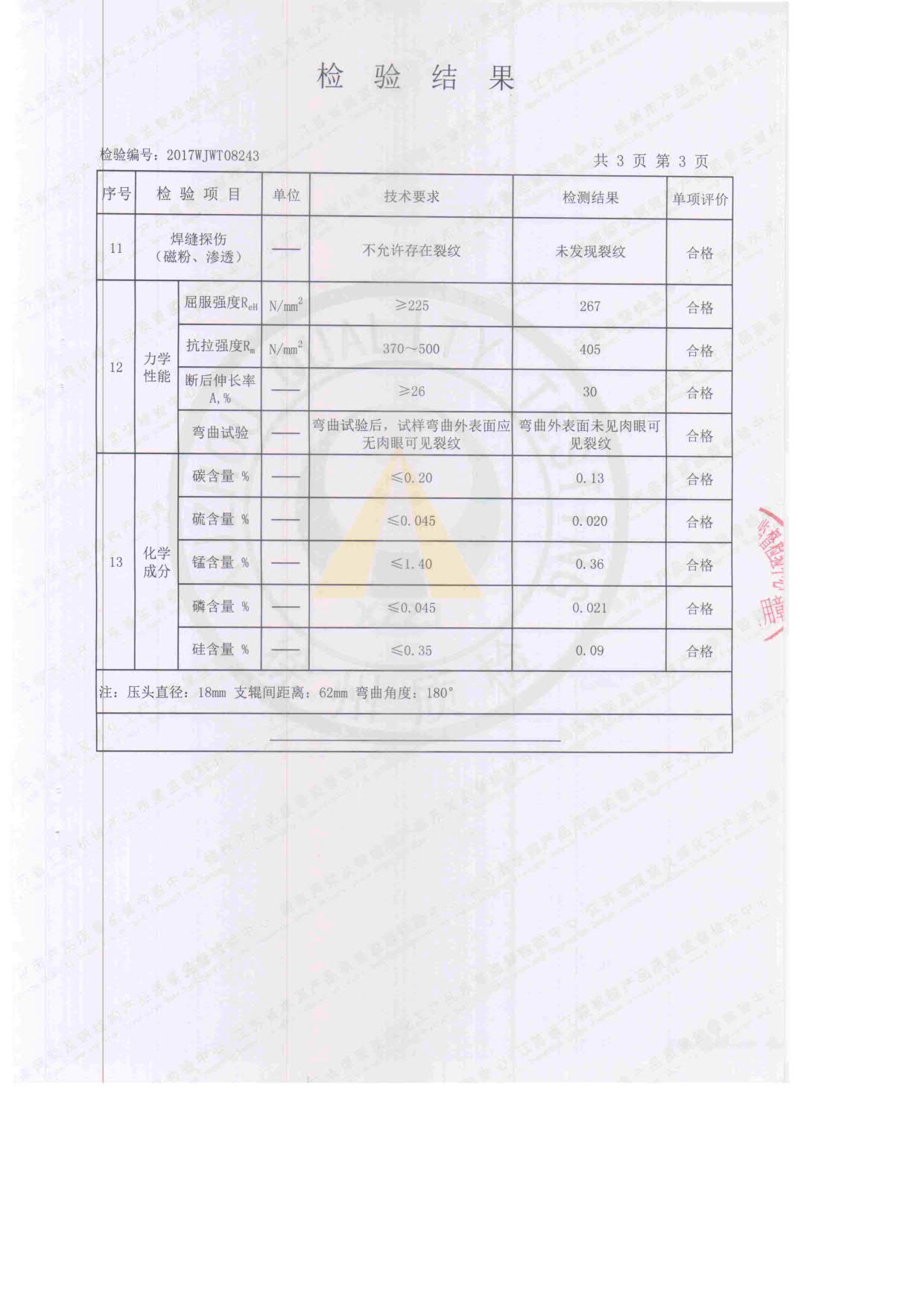 电力拉线棒检验报告4